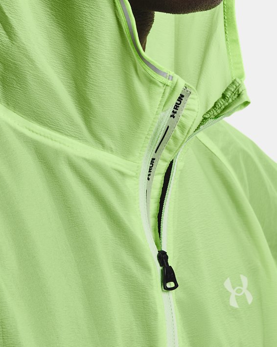 Men's UA Qualifier Storm Packable Jacket, Green, pdpMainDesktop image number 3